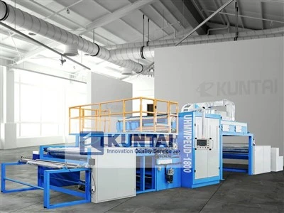 UD weft cloth production line
