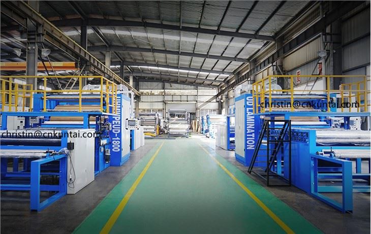 UHMW-PE UD Aramid Fabric impregnating machine